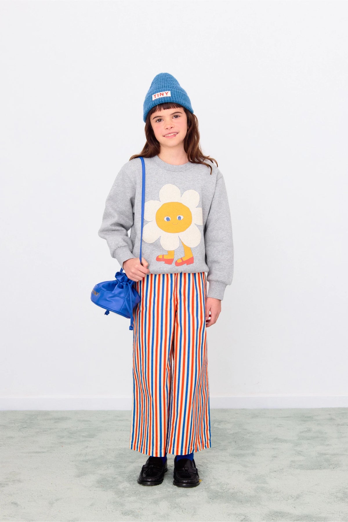 TINYCOTTONS FLOWER GRAPHIC SWEATSHIRT