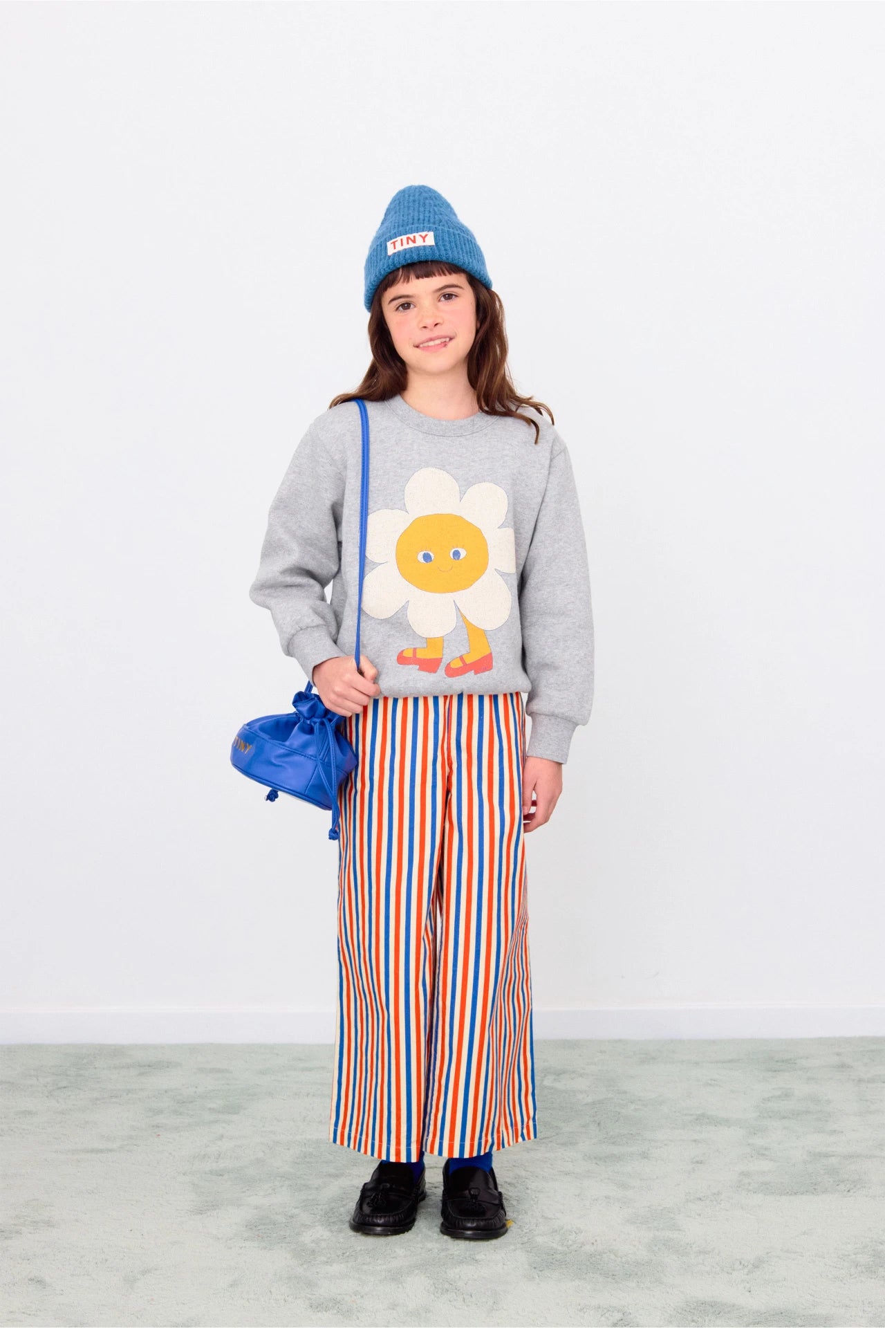 TINYCOTTONS FLOWER GRAPHIC SWEATSHIRT