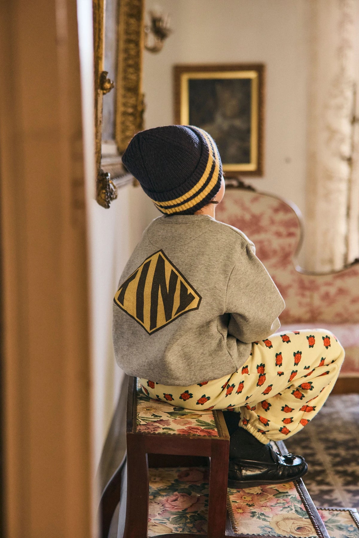 TINYCOTTONS DIAMOND GRAPHIC SWEATSHIRT