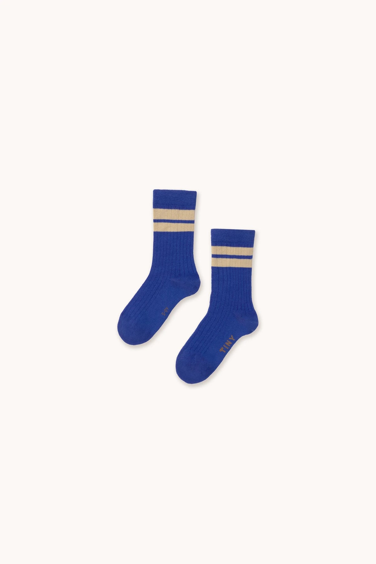 TINYCOTTONS STRIPES MEDIUM SOCKS / DARK BLUE