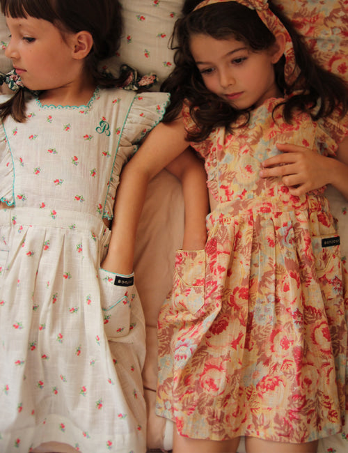 BONJOUR DIARY REINA DRESS / SCALLOP EMBROIDERY