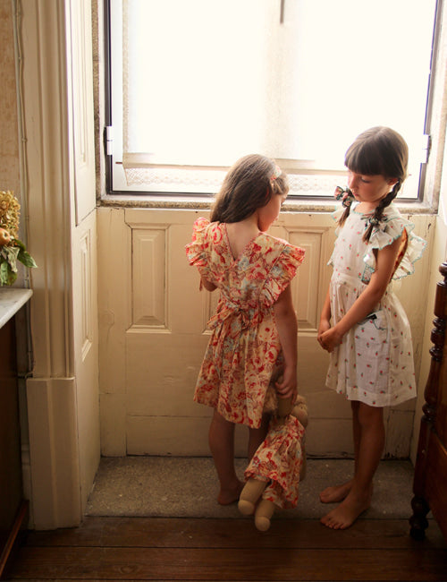 BONJOUR DIARY REINA DRESS / SCALLOP EMBROIDERY