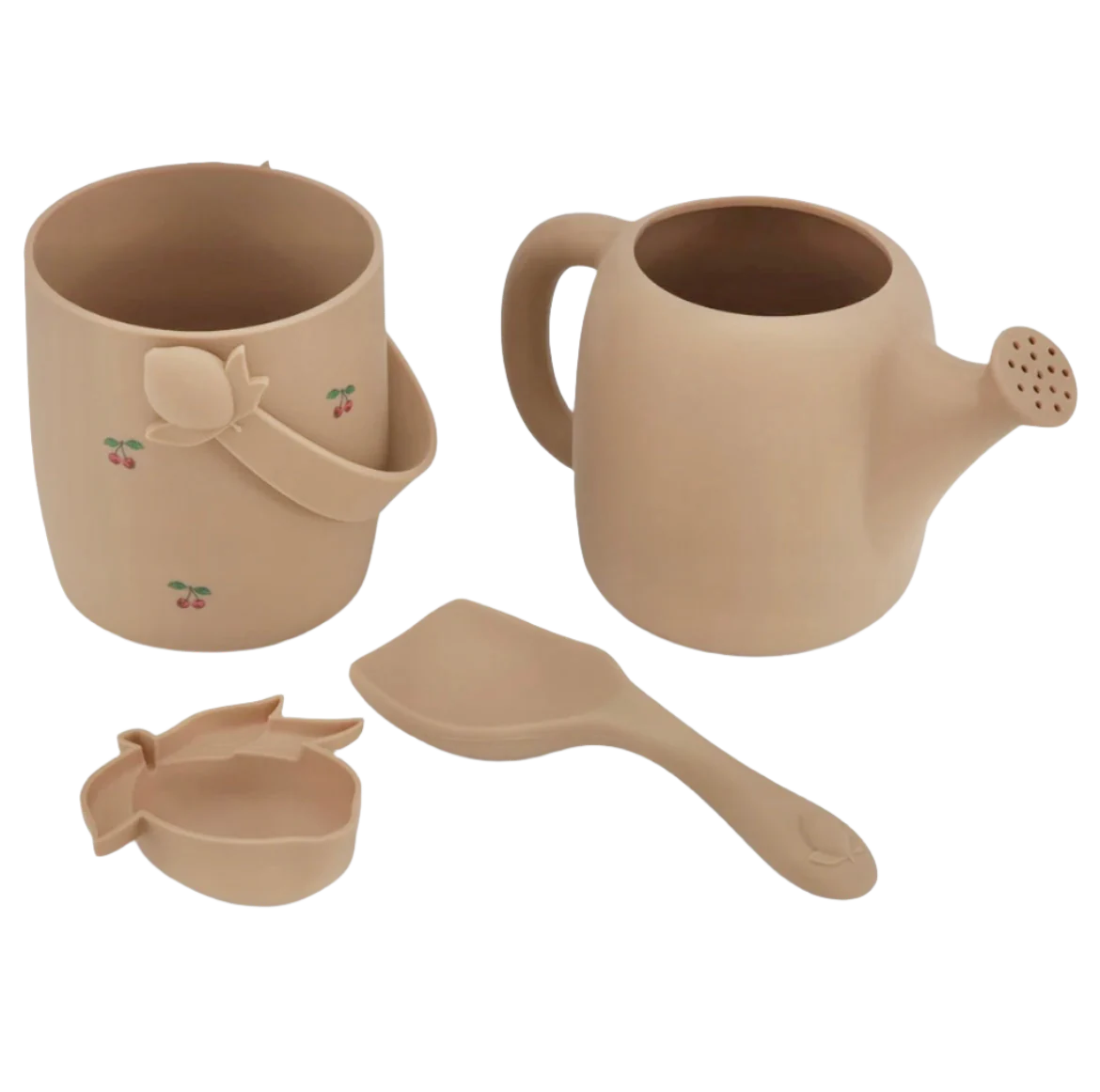 KONGES SLOJD SILICONE BEACH SET / CHERRY BLUSH