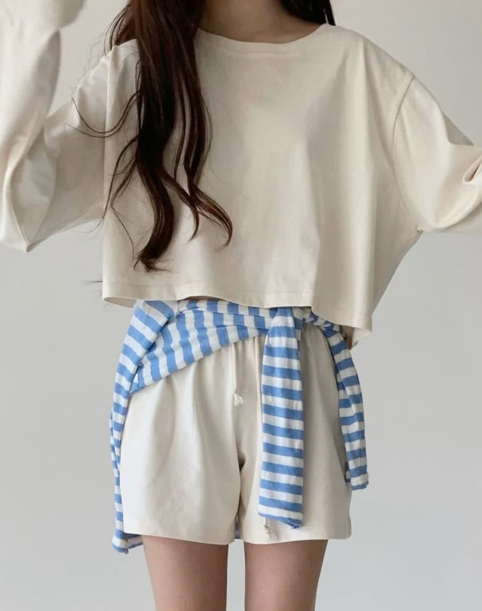 WOMEN&#39;S MALIBU SHORT SET / VANILLA