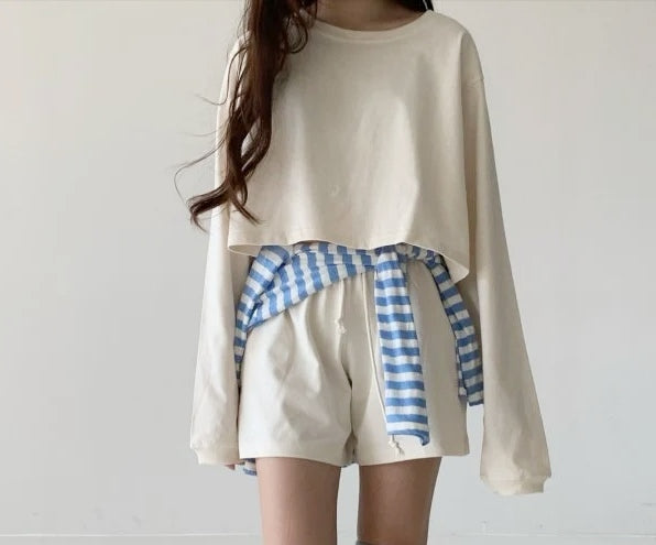 WOMEN&#39;S MALIBU SHORT SET / VANILLA