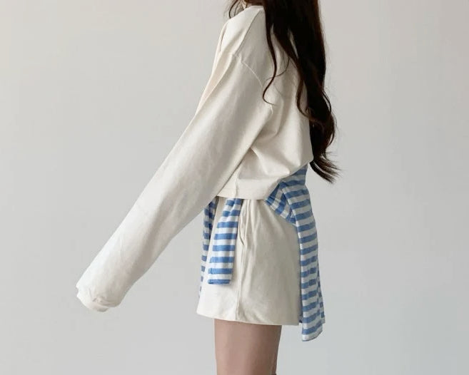 WOMEN&#39;S MALIBU SHORT SET / VANILLA