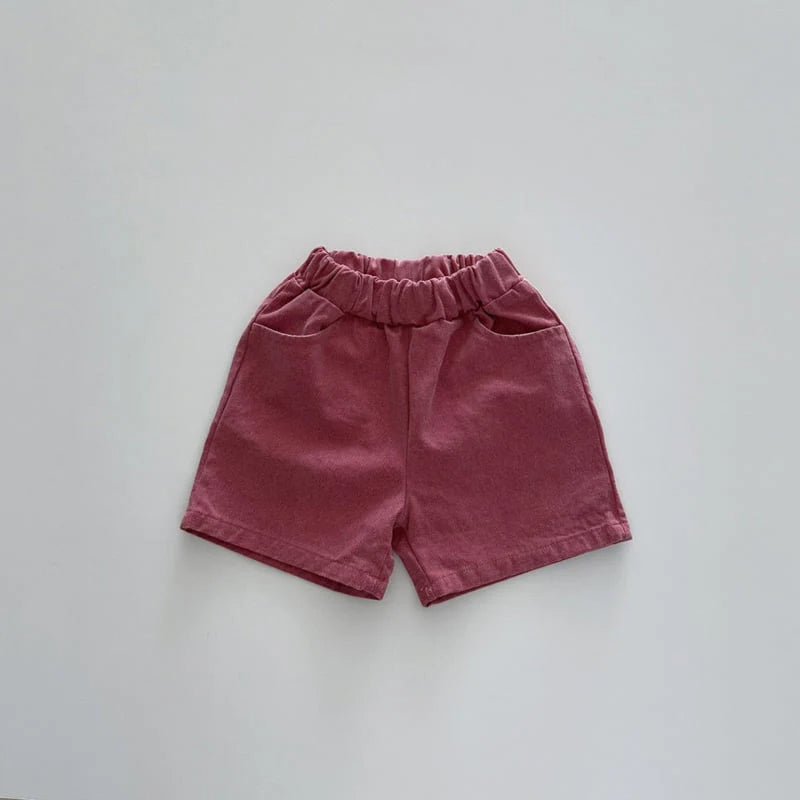 PLAYGROUND SHORTS / VINTAGE RED