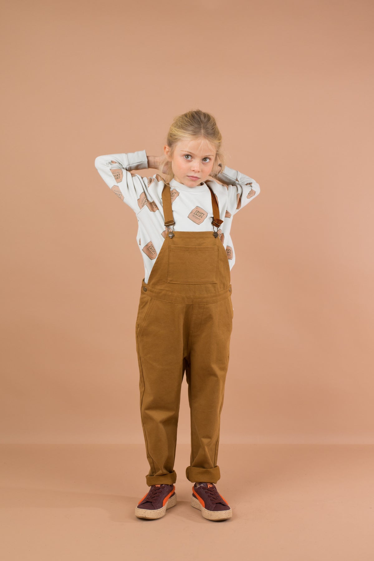 TINYCOTTONS CRISPS LS RELAXED TEE