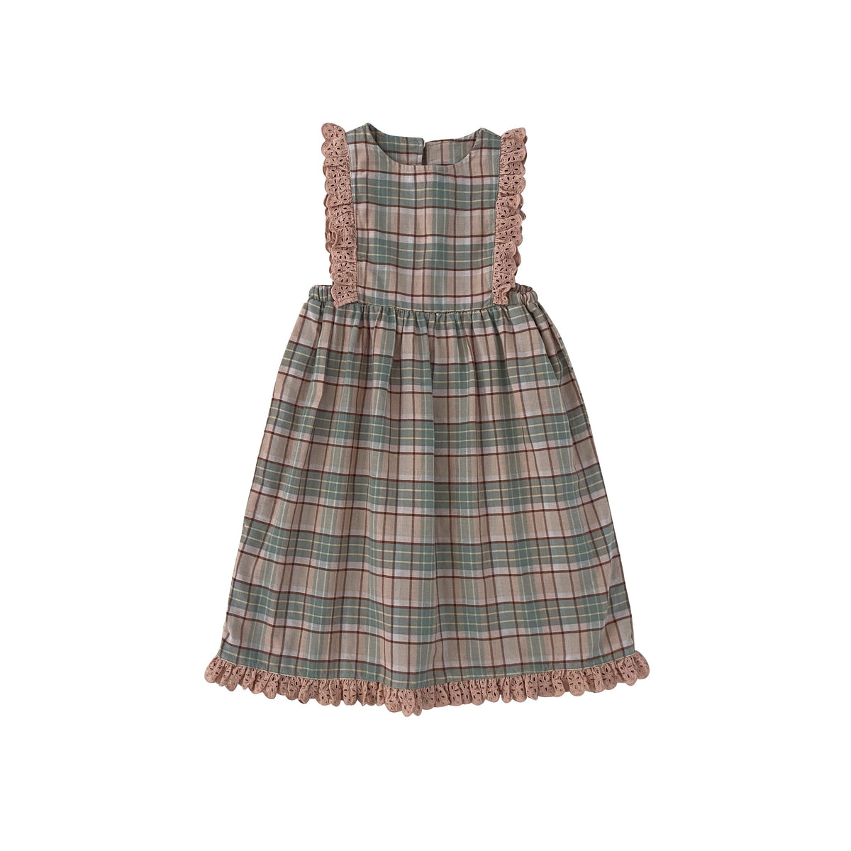 LIILU IDA APRON DRESS / CHECK