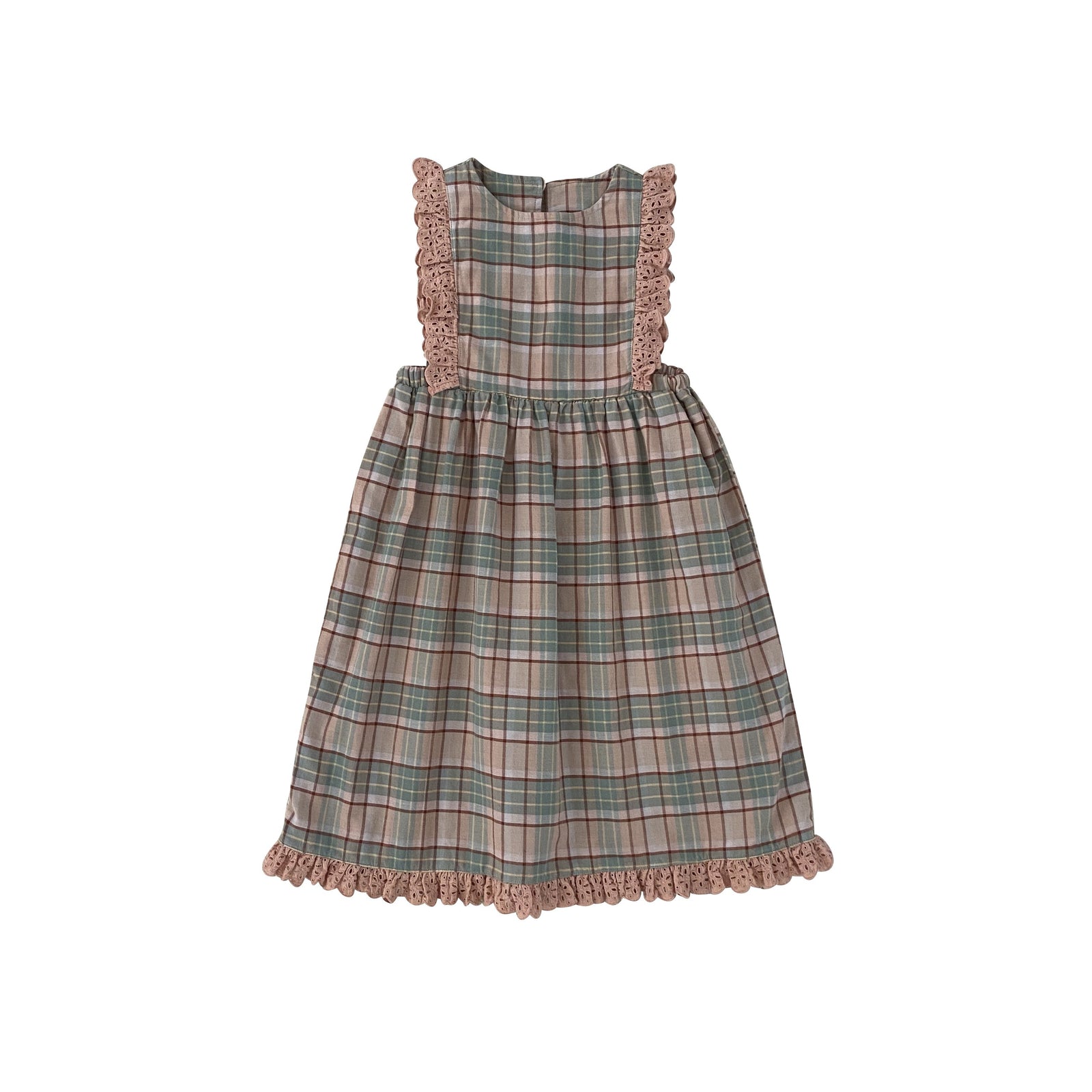 LIILU IDA APRON DRESS / CHECK