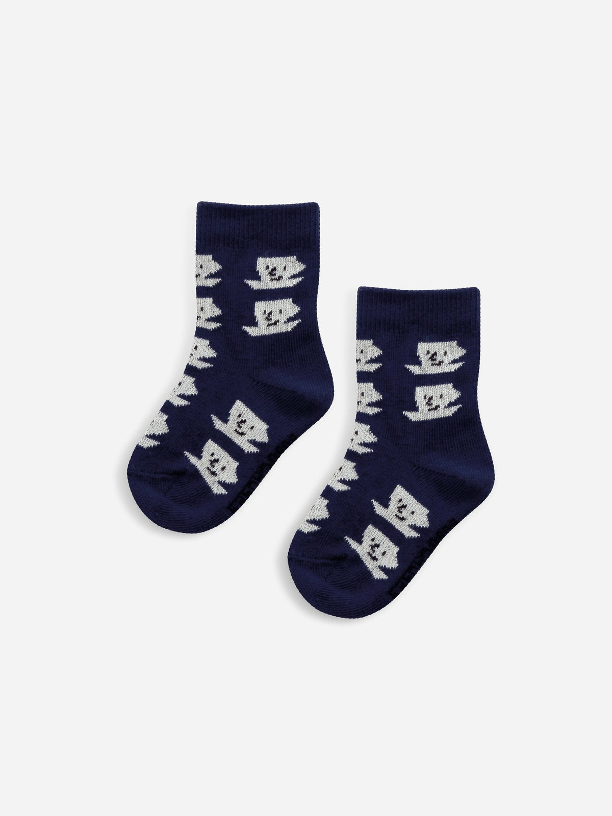 BOBO CHOSES BLUE CUP OF TEA AOP BABY SOCKS