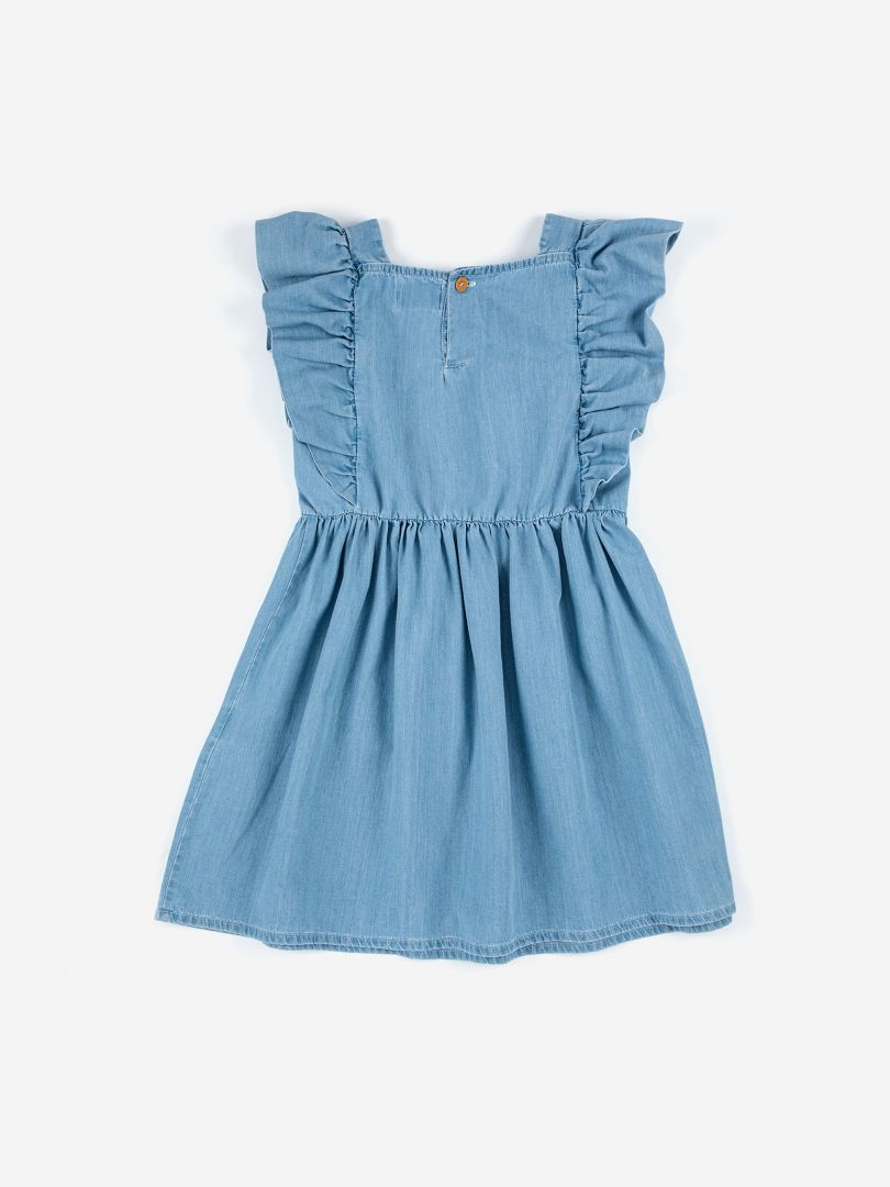 Need to Know Denim Playsuit - Blue