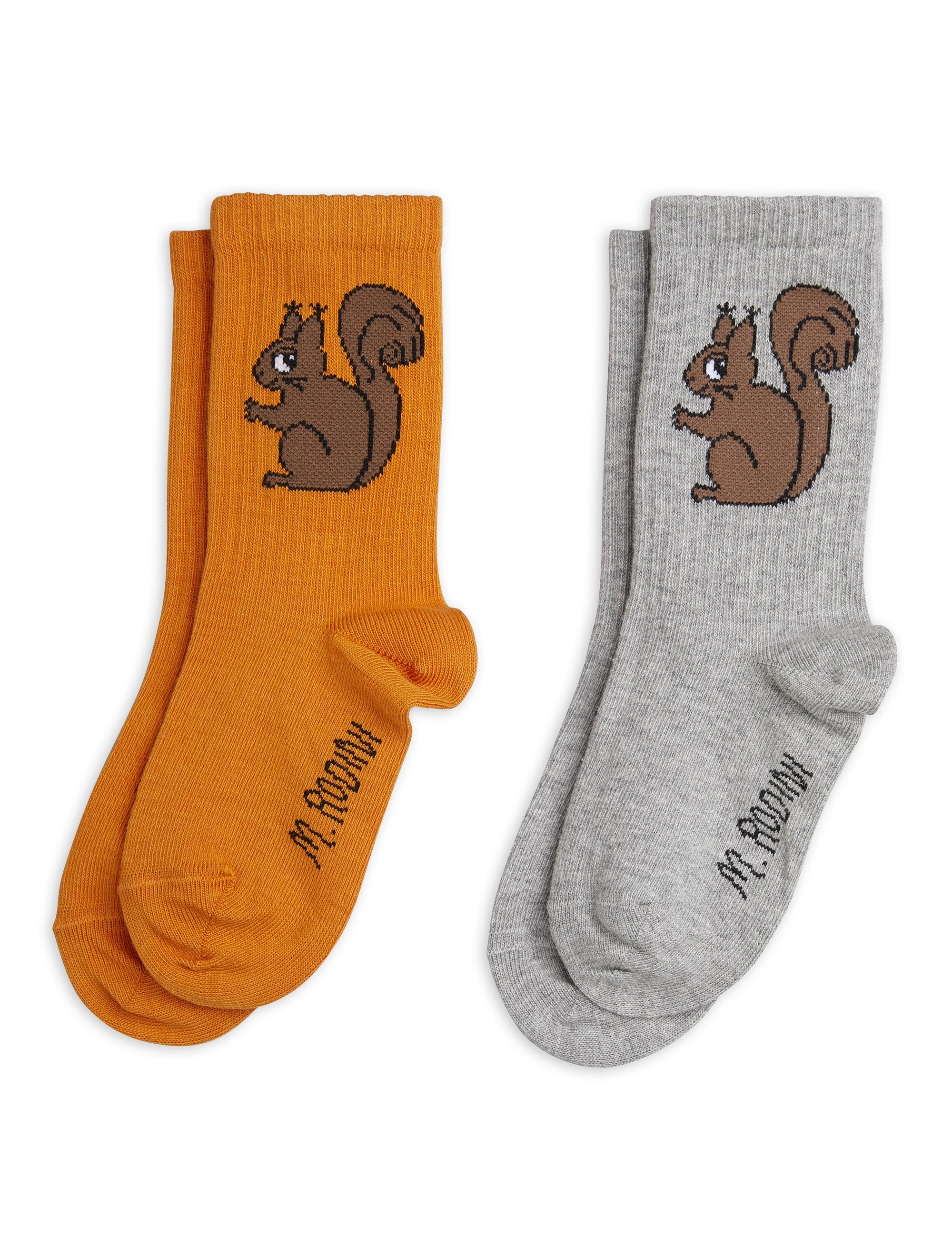 MINI RODINI Squirrel socks 2-pacK