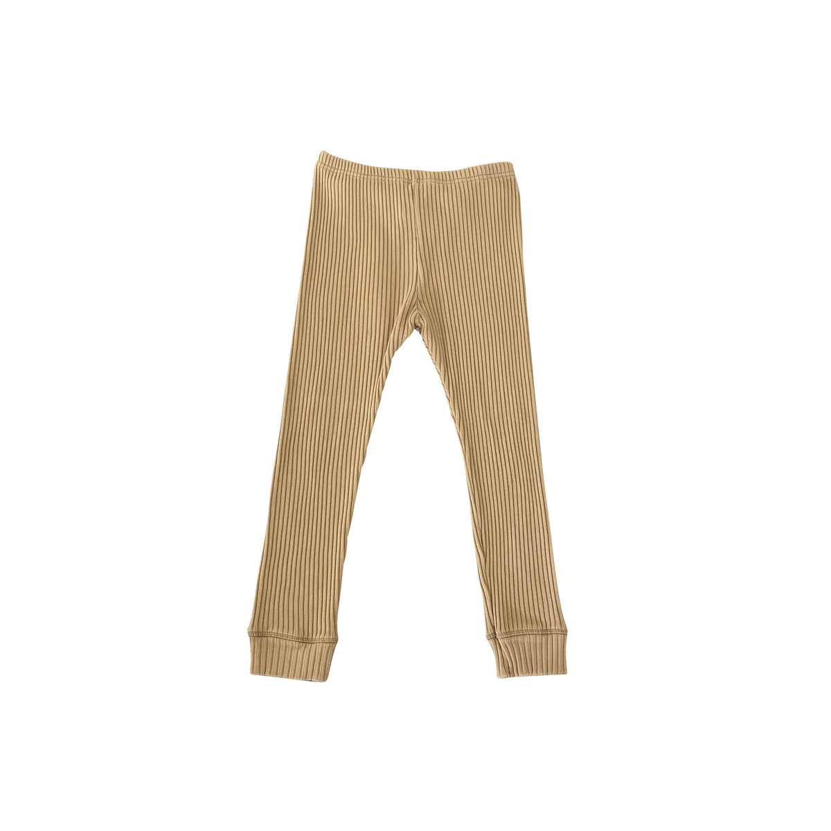 LIILU RIB LEGGINGS / WHEAT