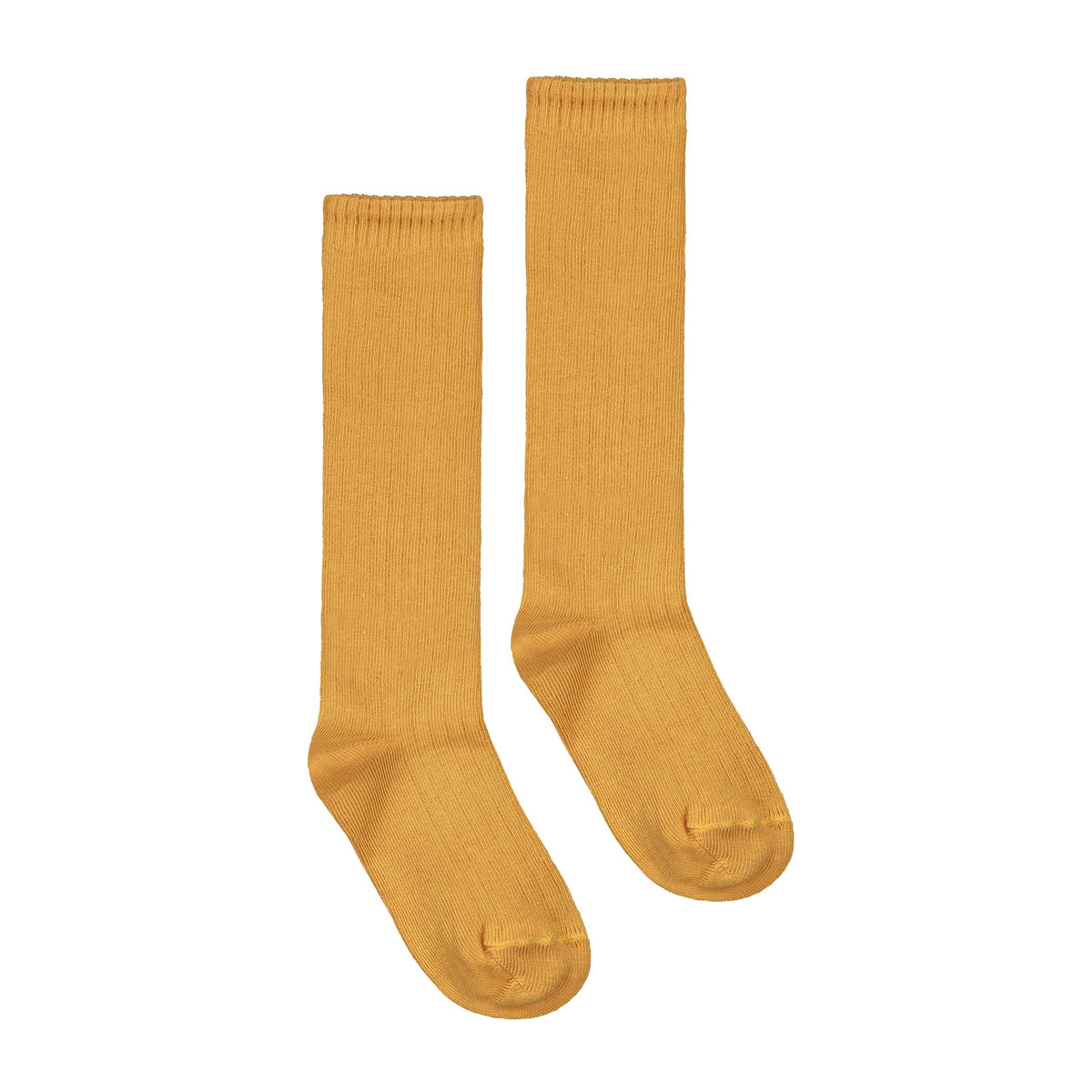 GRAY LABEL LONG RIBBED SOCKS / MUSTARD