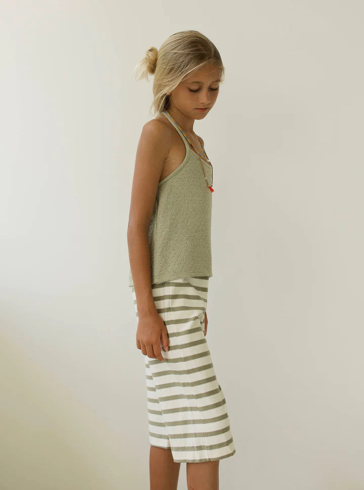 YOLI &amp; OTIS TALLAN TROUSERS / DRIED HERB STRIPE