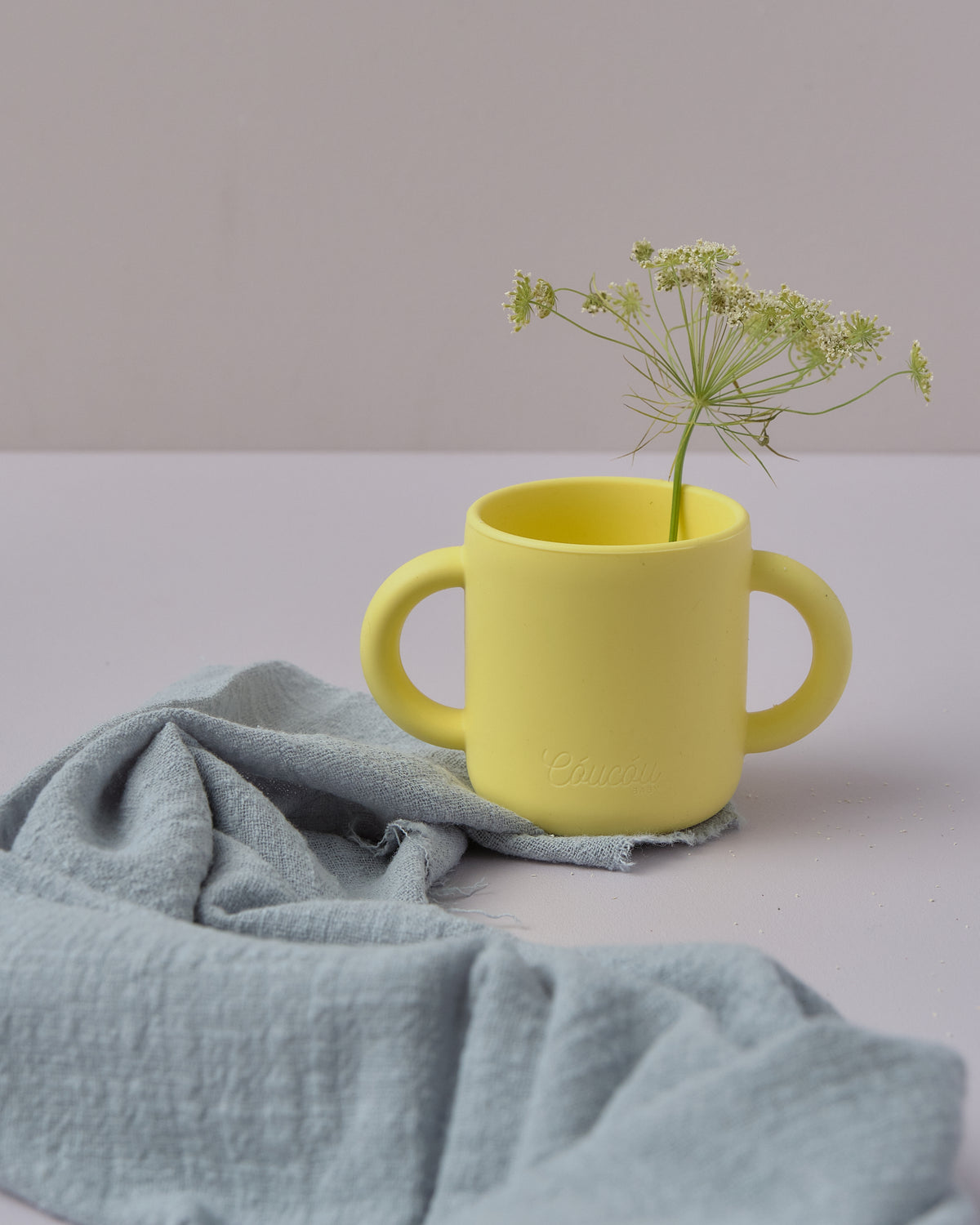 COUCOU BABY TRAINING CUP / CUSTARD