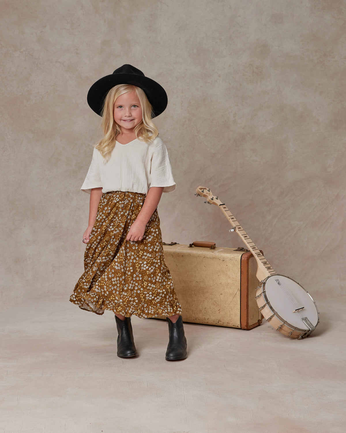 RYLEE + CRU LILY BLOUSE / IVORY