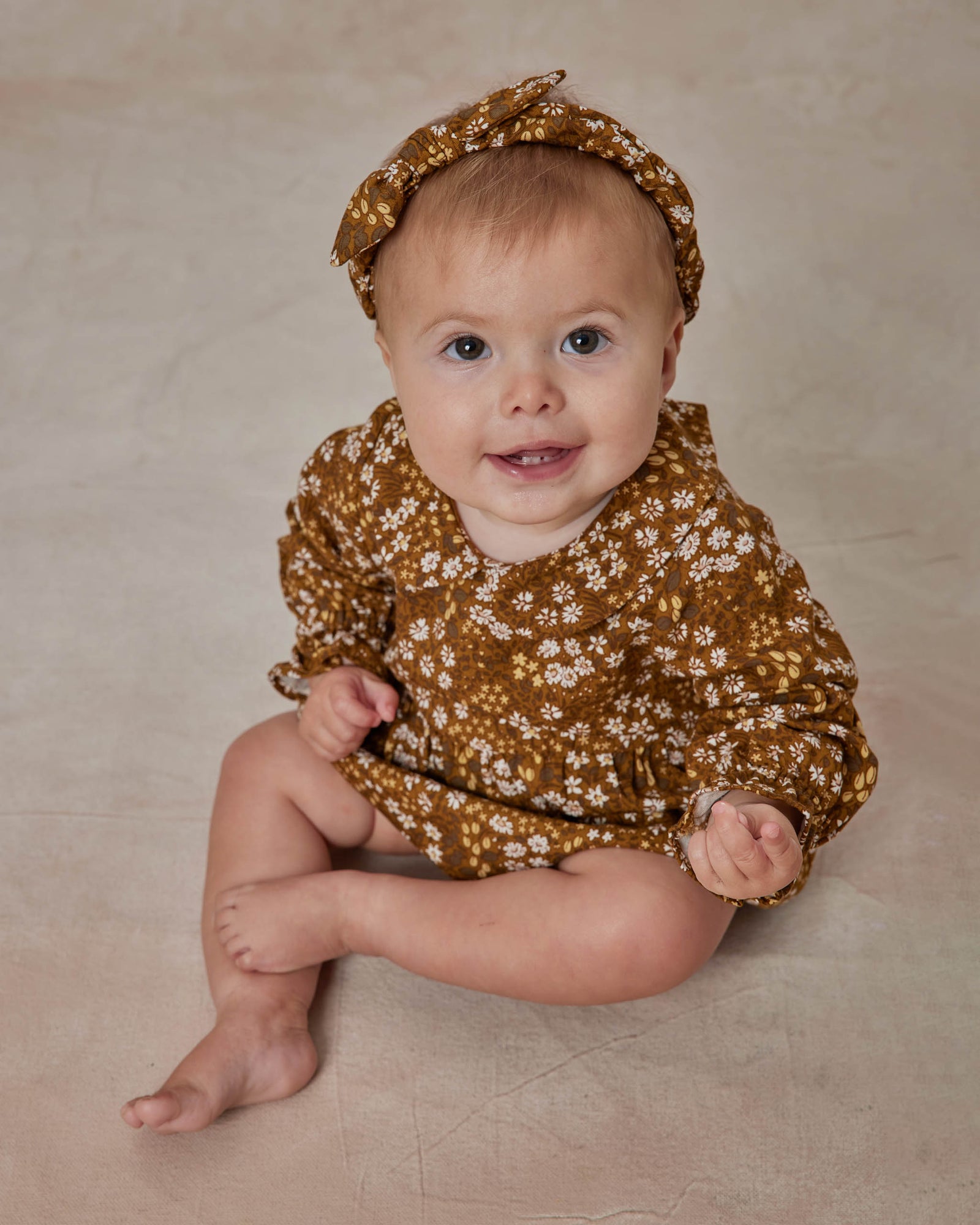 RYLEE + CRU BABY BOW HEADBAND / HARVEST
