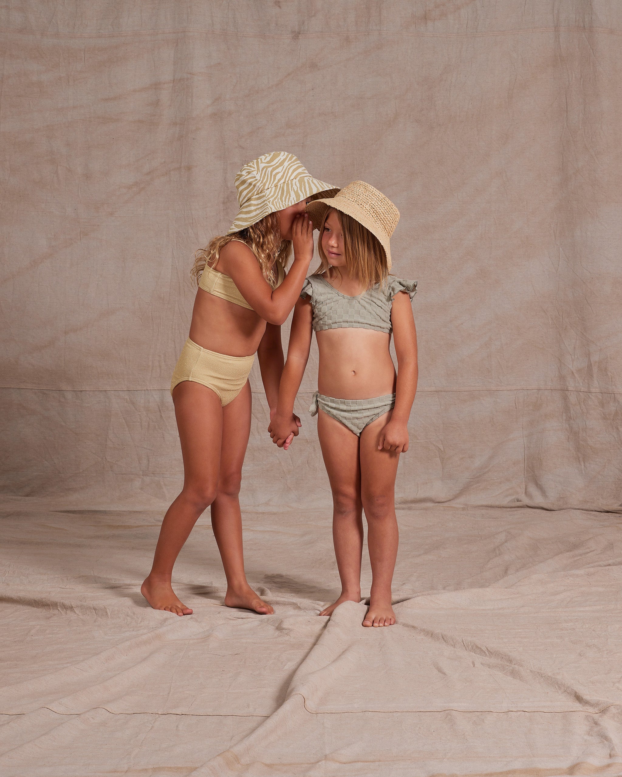 Baby Swimsuit & Floppy Sun Hat Set