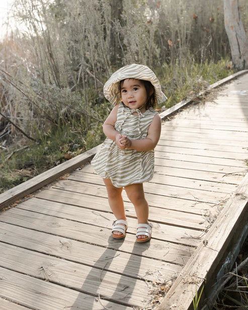 RYLEE + CRU FLOPPY SUN HAT / ZEBRA