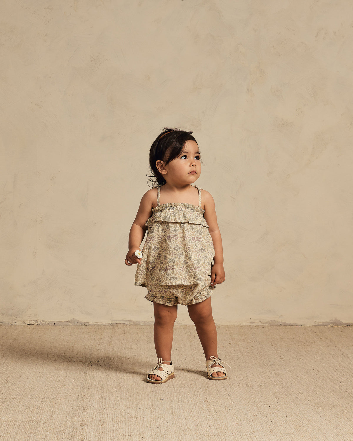 RYLEE + CRU RUFFLE TUBE TOP / GARDEN