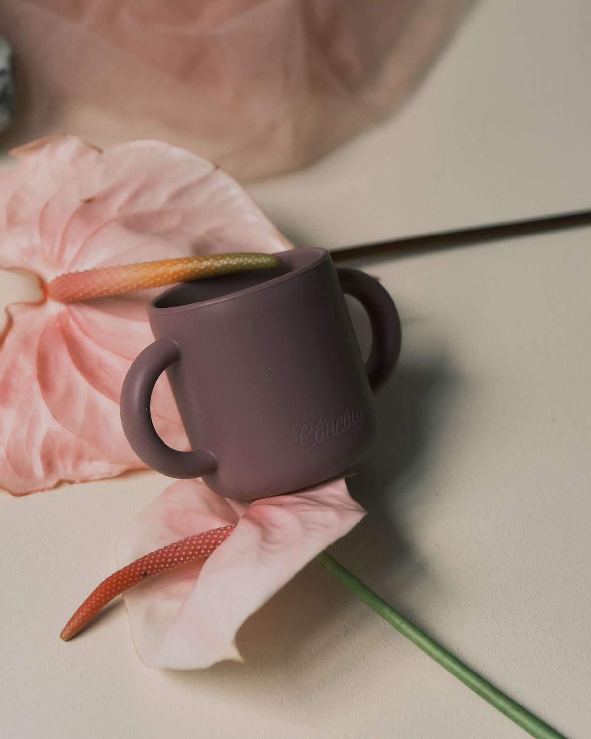 COUCOU BABY TRAINING CUP / PLUM