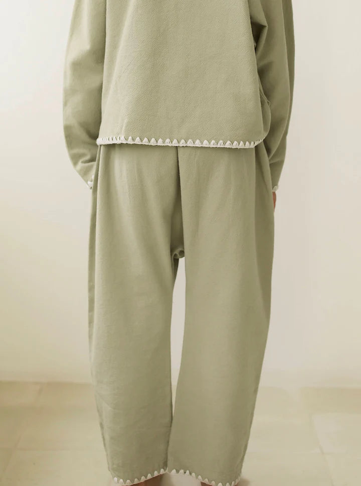 YOLI & OTIS VALAN TROUSERS / DRIED HERB