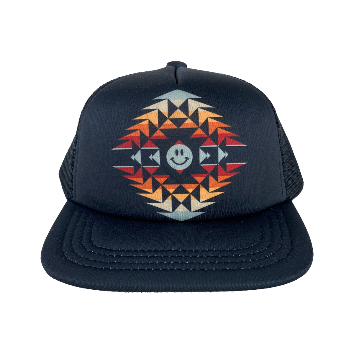 TINY WHALES HAPPY CAMPER TRUCKER HAT