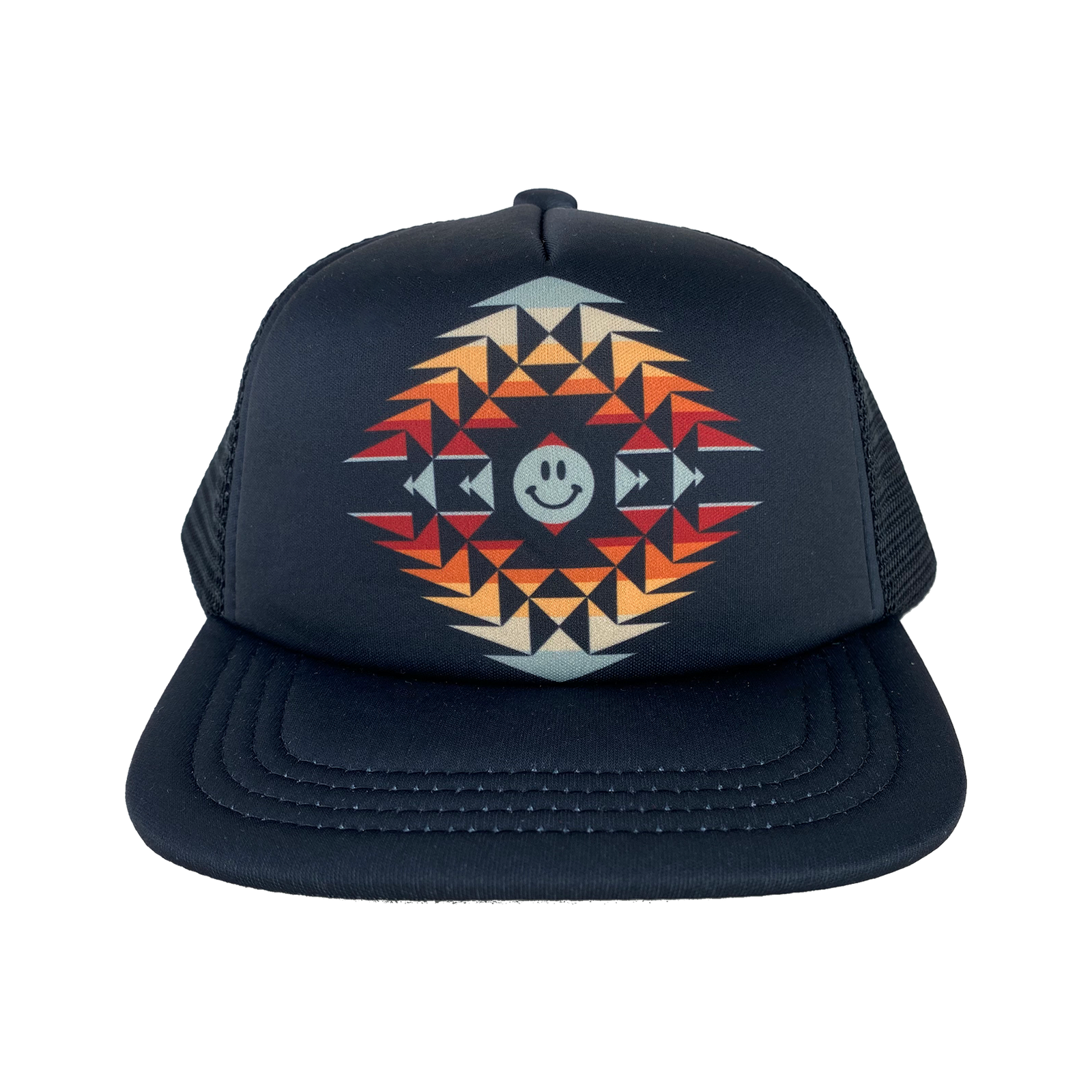 TINY WHALES HAPPY CAMPER TRUCKER HAT