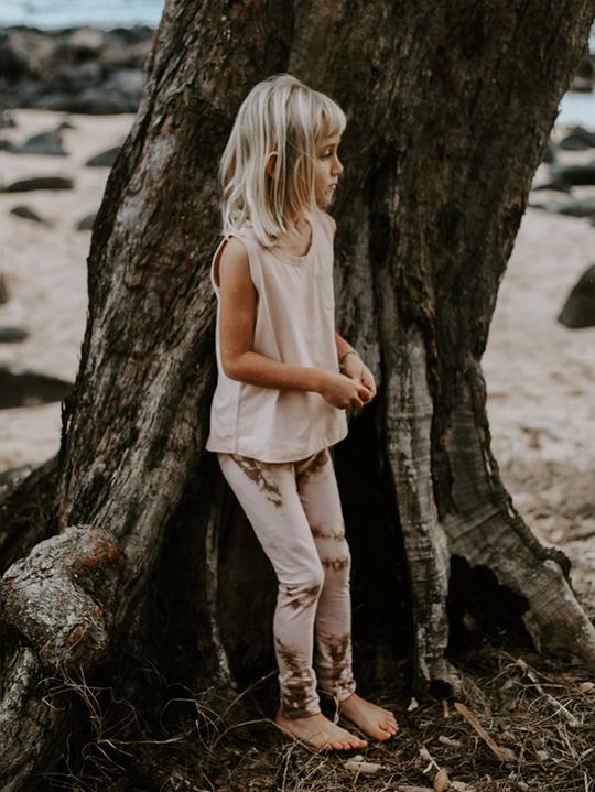 TSF TIE DYE EVERYDAY LEGGING / BLUSH