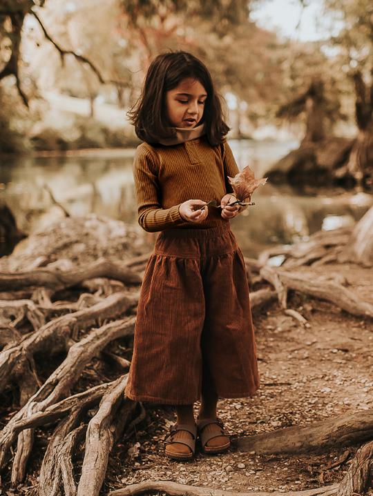 THE SIMPLE FOLK RIBBED TOP / BRONZE
