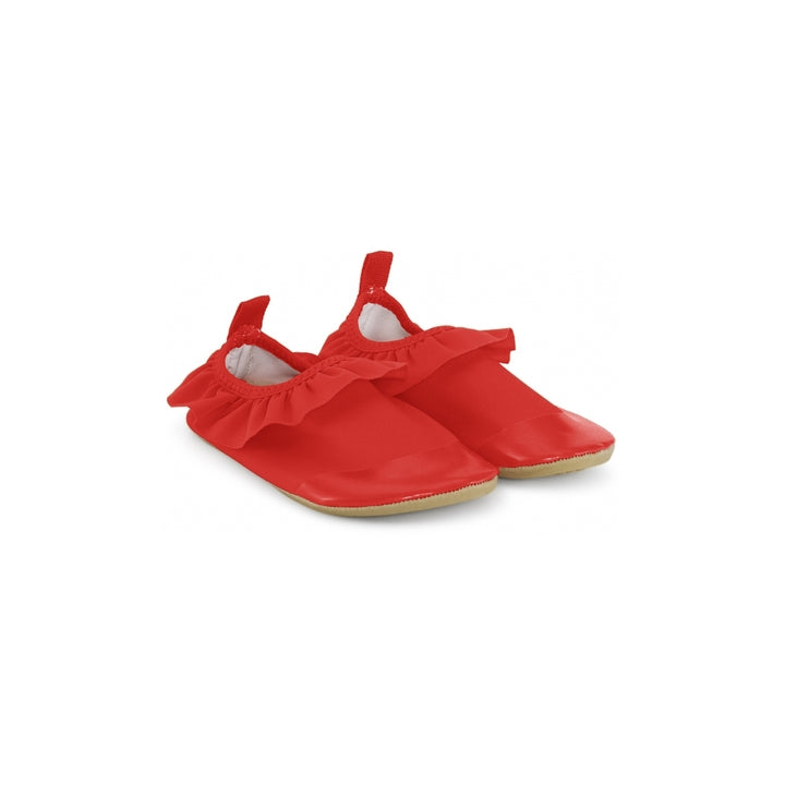 MANUCA SWIM FRILL SHOES / FIERY RED