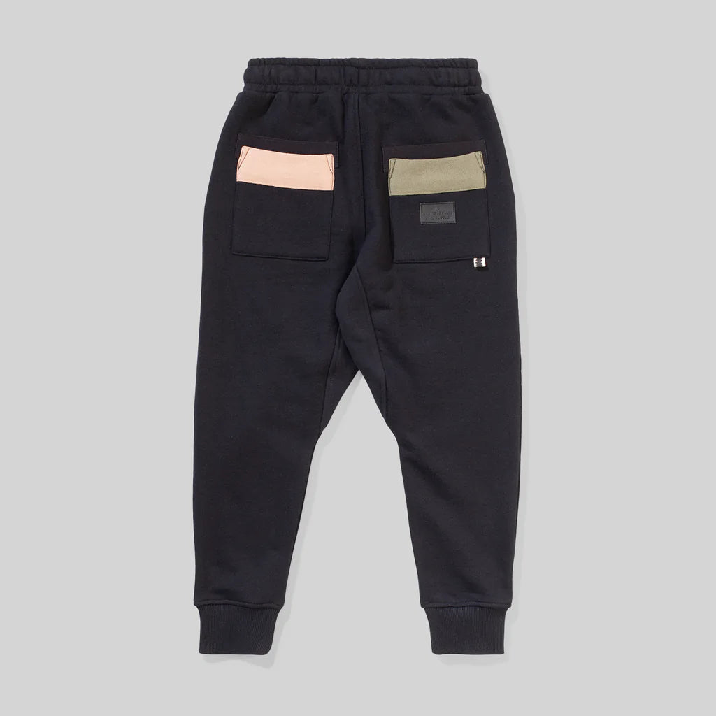 MUNSTER KIDS YANGER PANT / SOFT BLACK