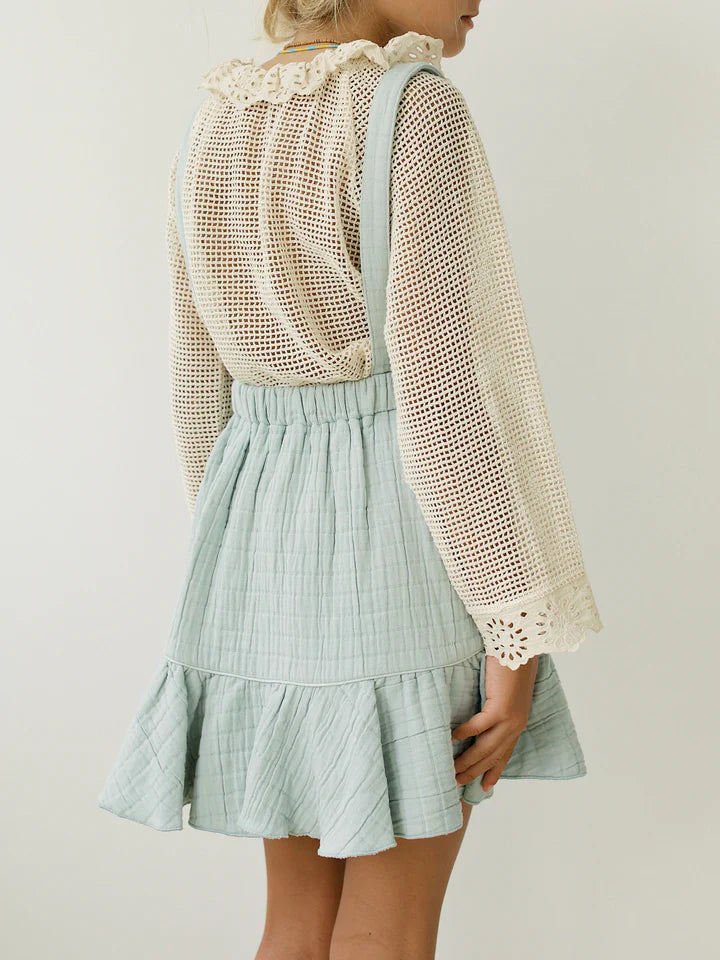 yoli◯silk tuck skirt Yoli Silk wrap skirt（Lt.gray） - マーマーなブックス アンド