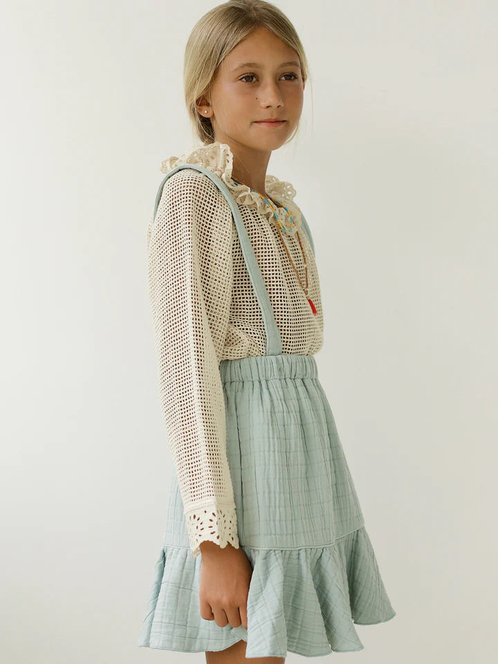 yoli◯silk tuck skirt yoli◯silk tuck skirt