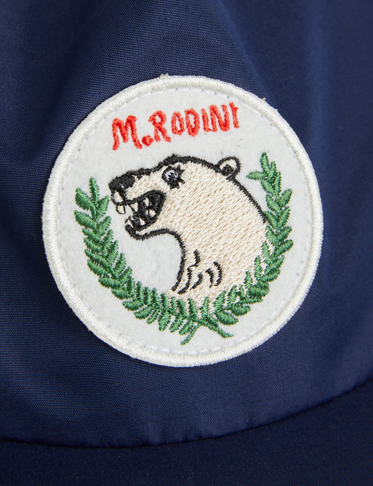 MINI RODINI POLAR BEAR PADDED CAP