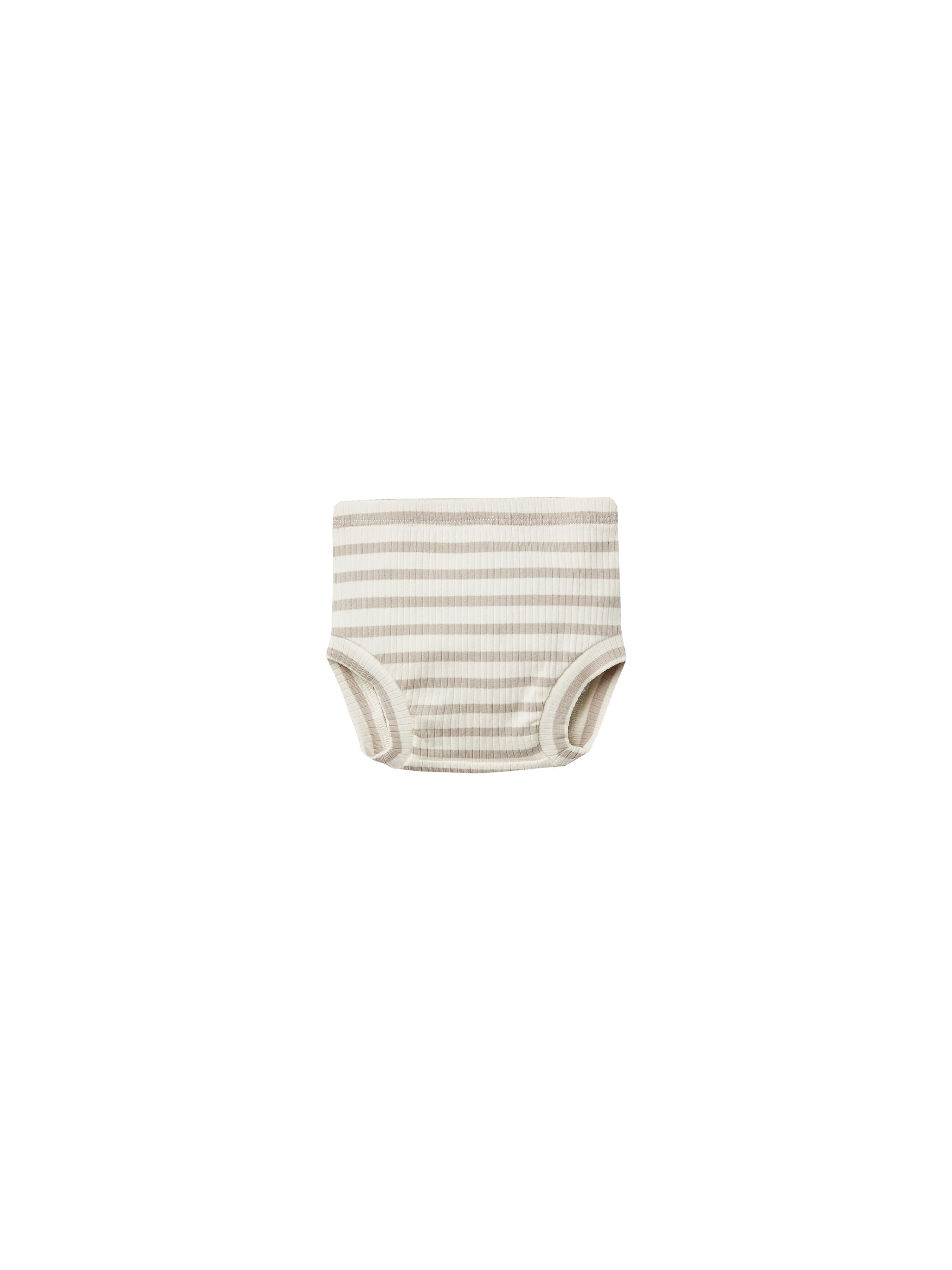 QUINCY MAE RIBBED BLOOMER / WIDE ASH STRIPE