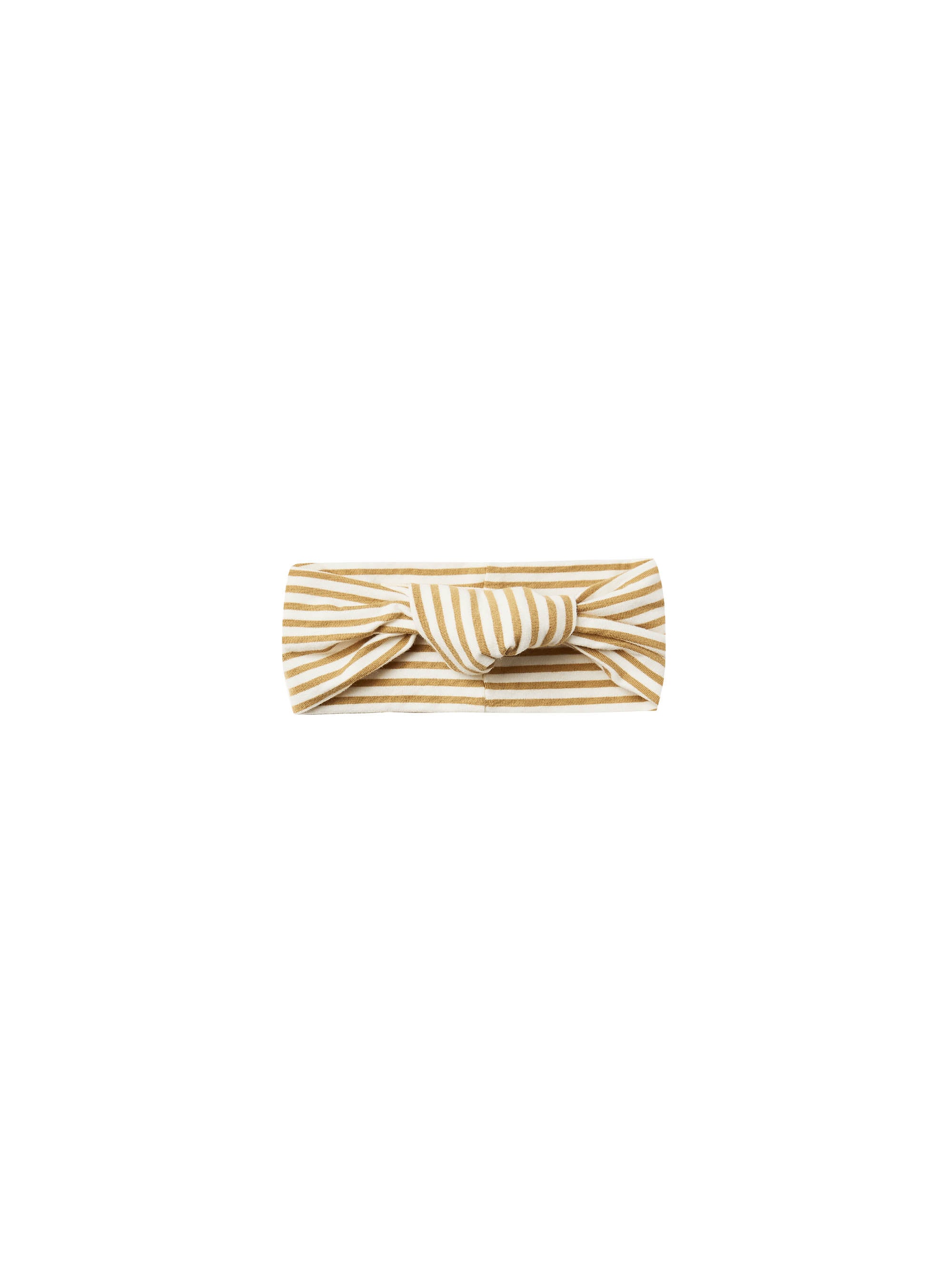 QUINCY MAE KNOTTED HEADBAND / GOLD STRIPE
