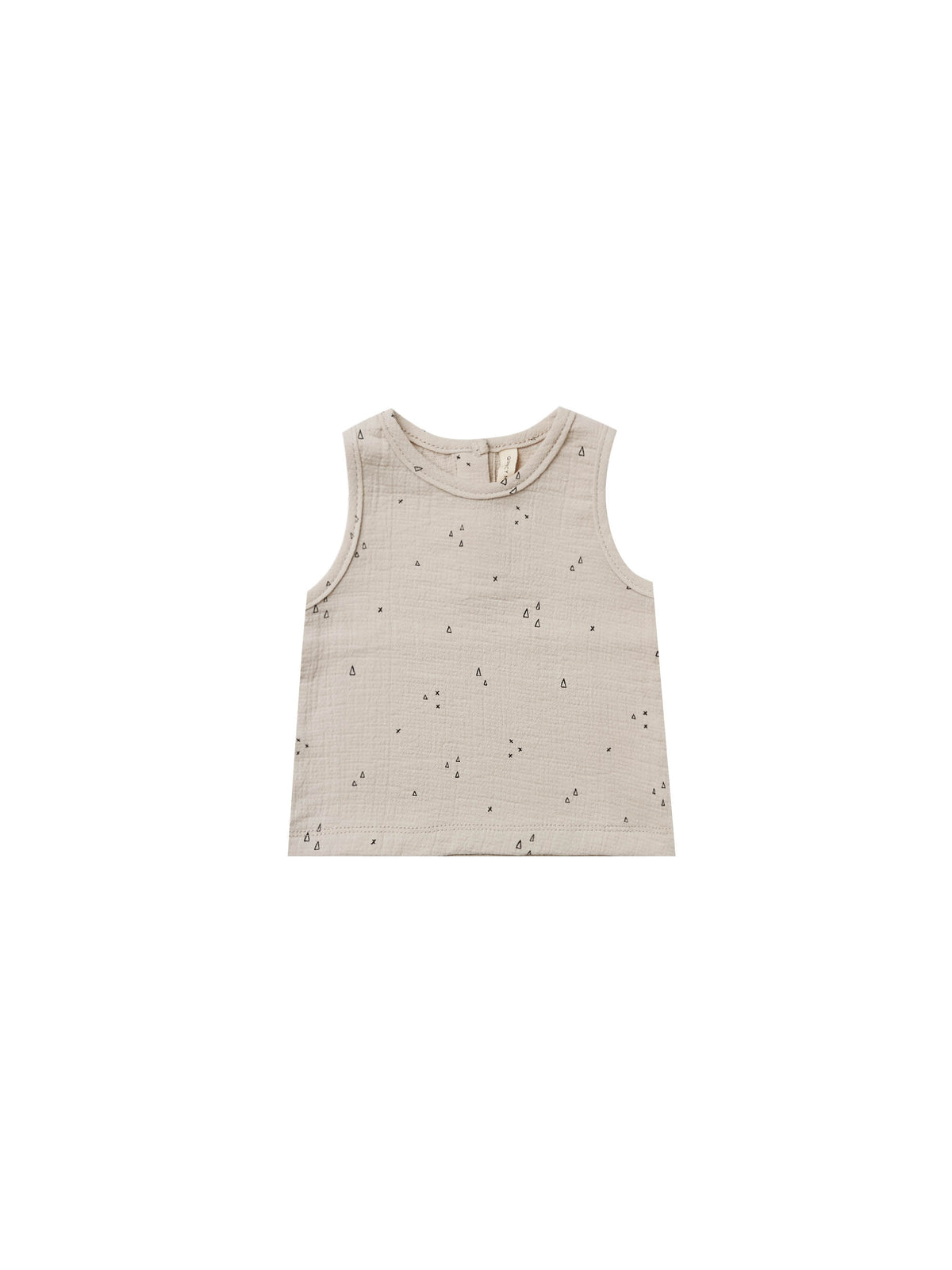QUINCY MAE WOVEN TANK / ASH