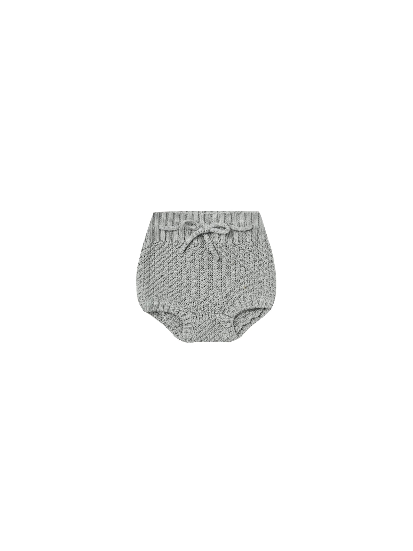 QUINCY MAE KNIT TIE BLOOMER / DUSTY BLUE
