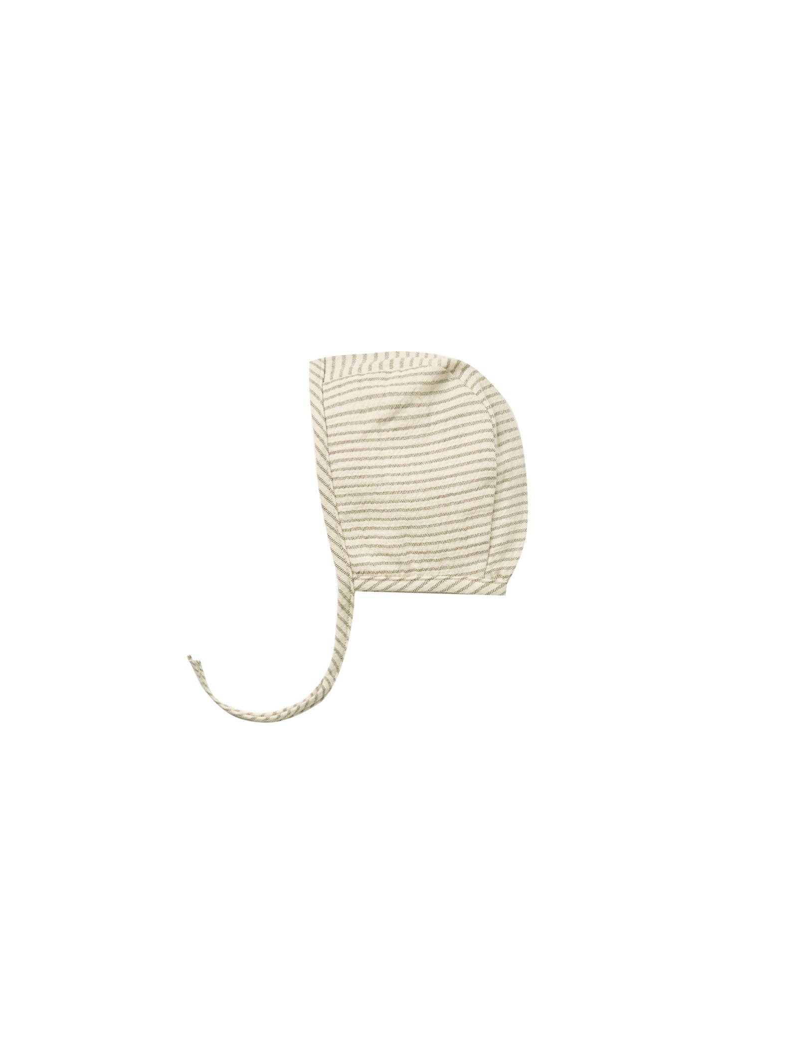 QUINCY MAE BABY BONNET / BASIL STRIPE