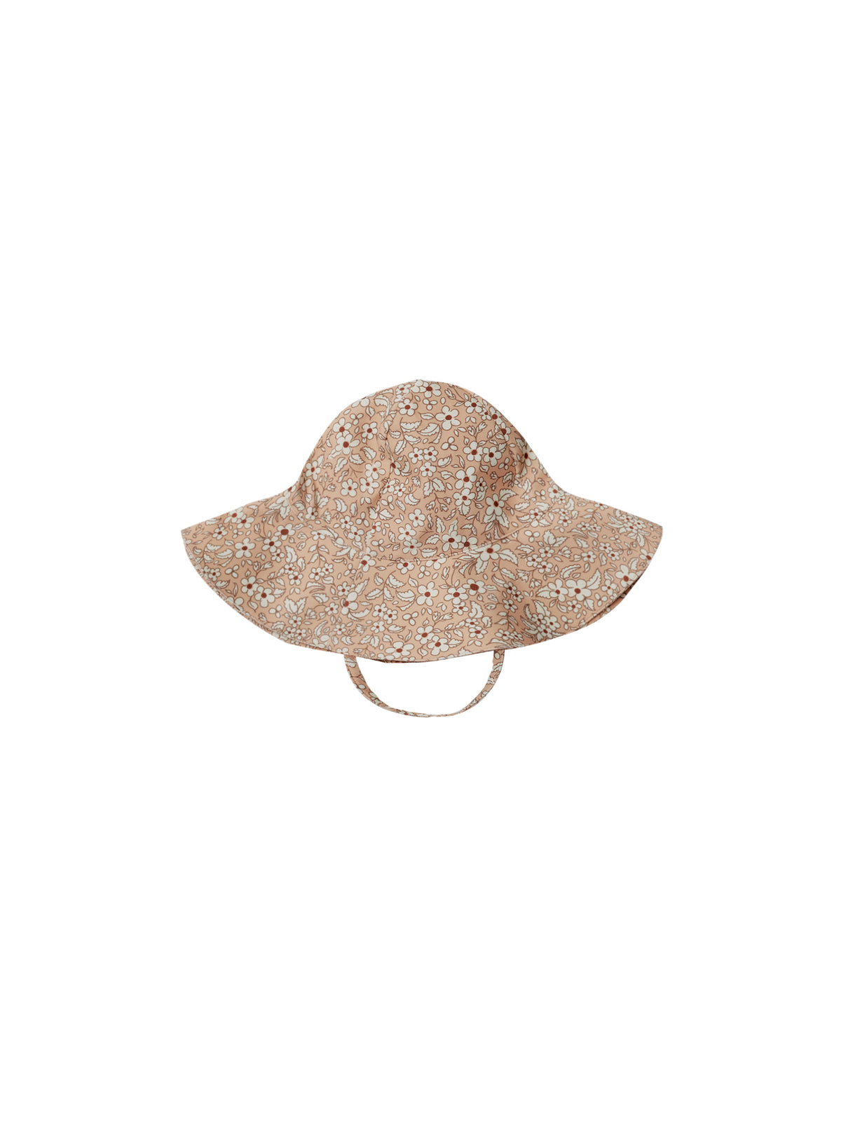 QUINCY MAE SUN HAT / APRICOT FLORAL