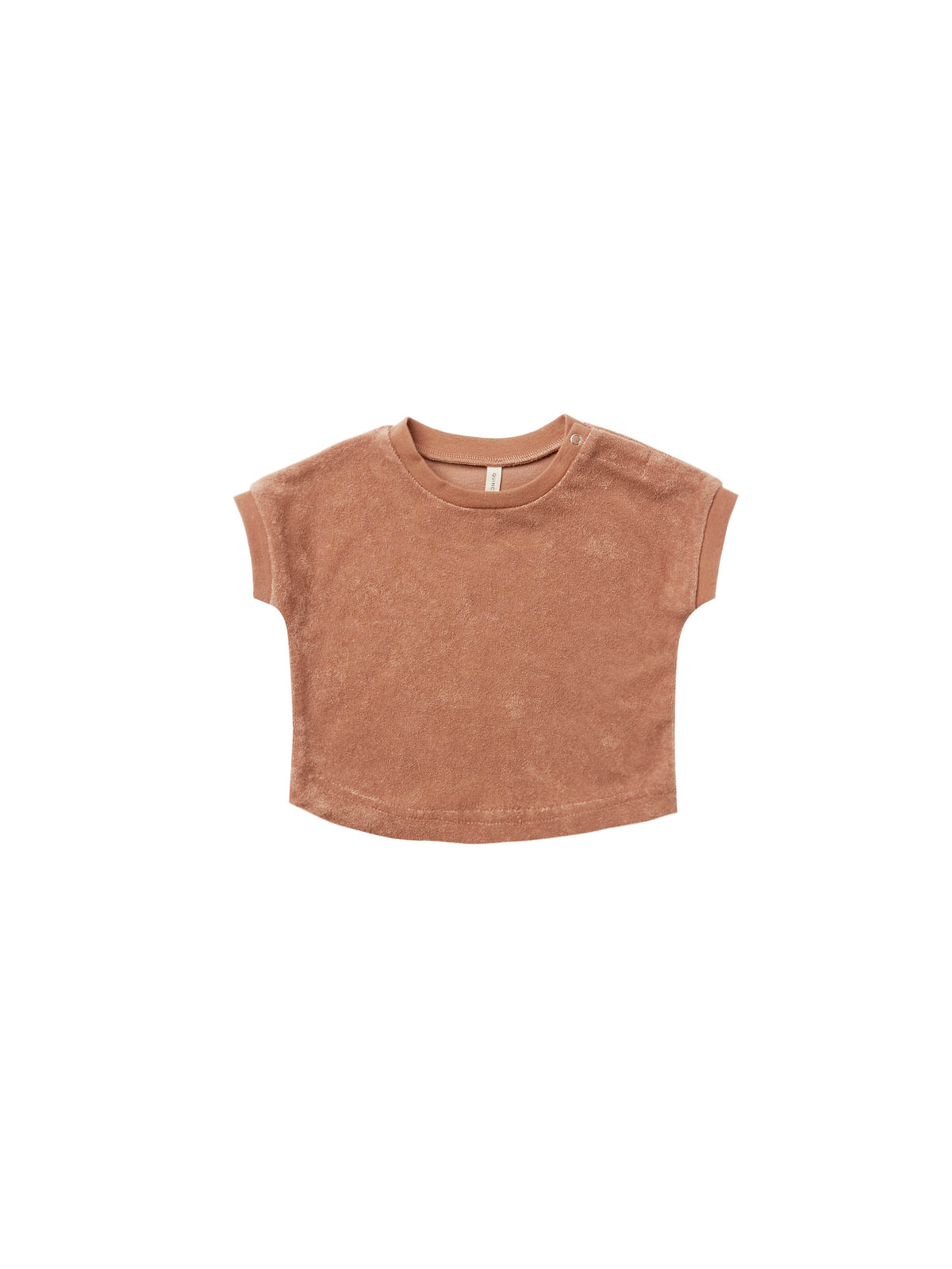 QUINCY MAE TERRY TEE / TERRACOTTA