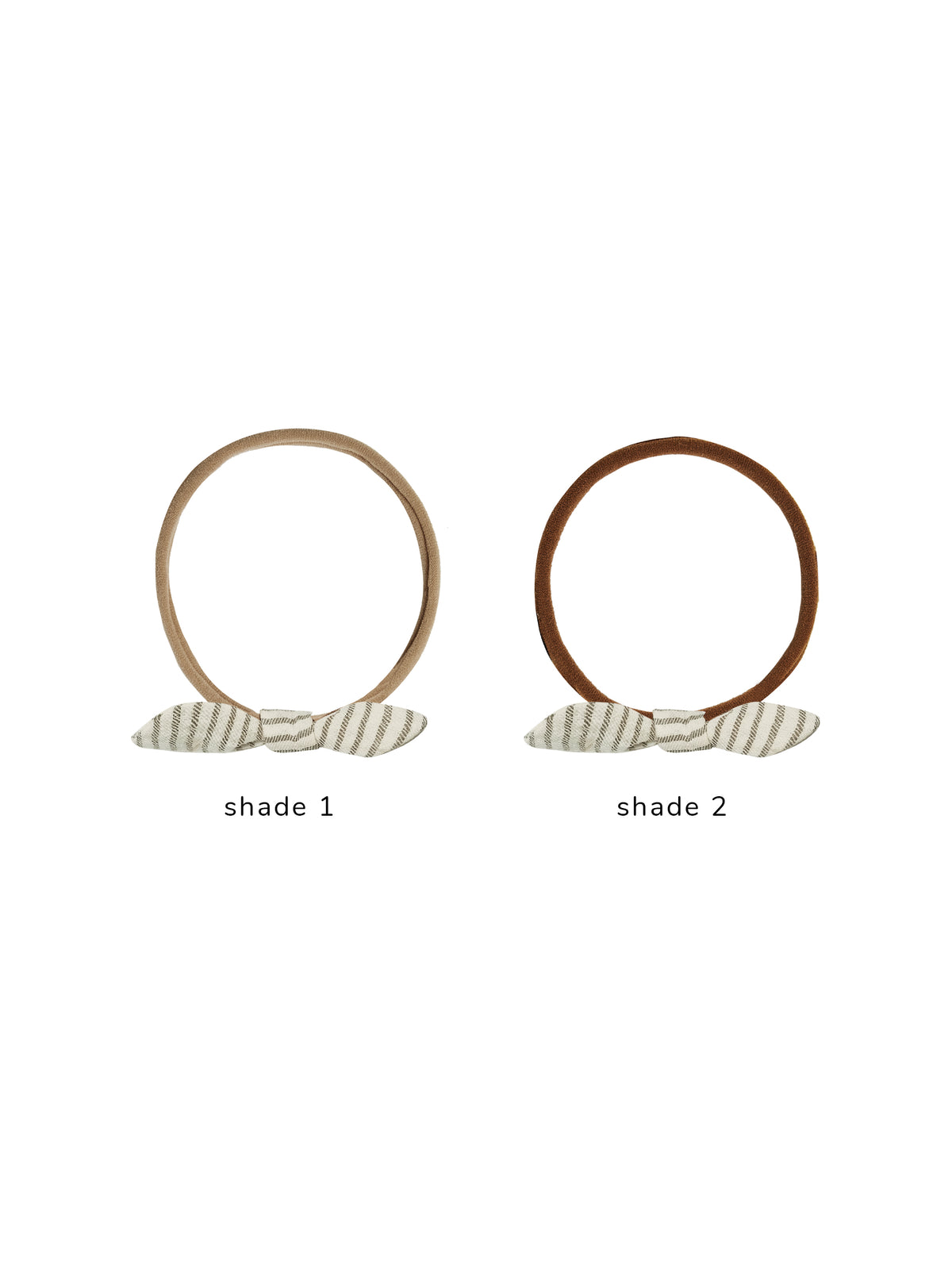 QUINCY MAE LITTLE KNOT HEADBAND / BASIL STRIPE