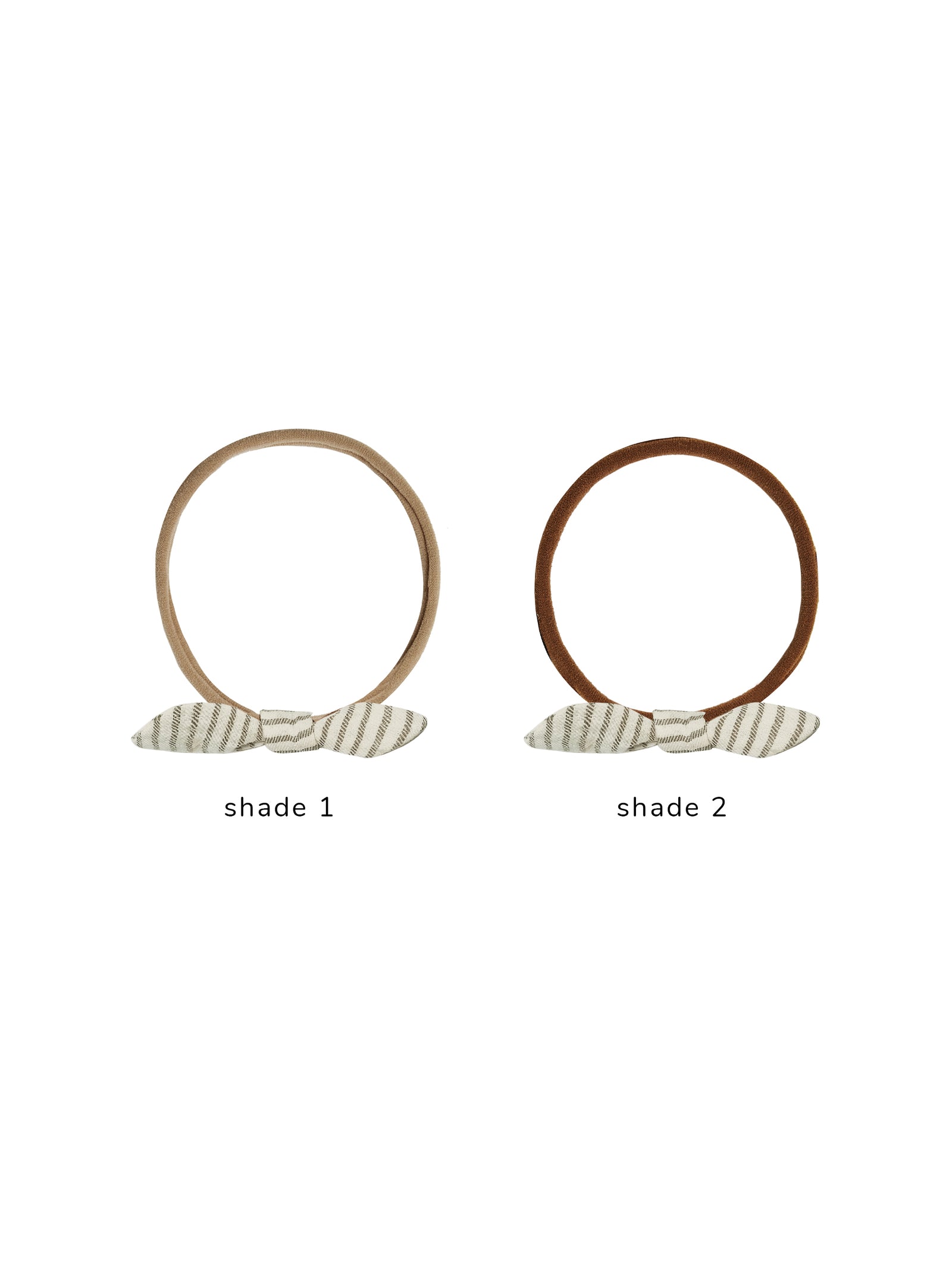 QUINCY MAE LITTLE KNOT HEADBAND / BASIL STRIPE