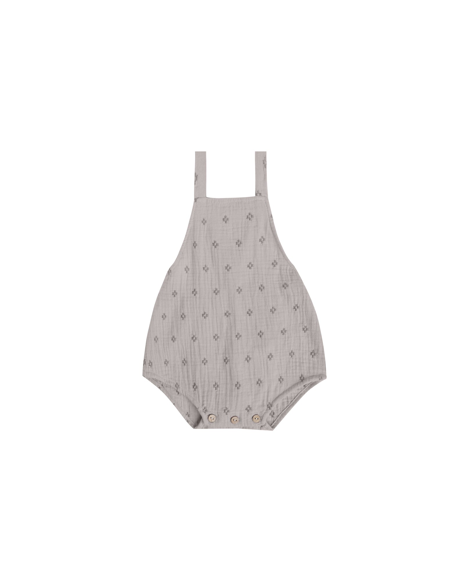 RYLEE + CRU NORAH ROMPER / GEO EMBROIDERY