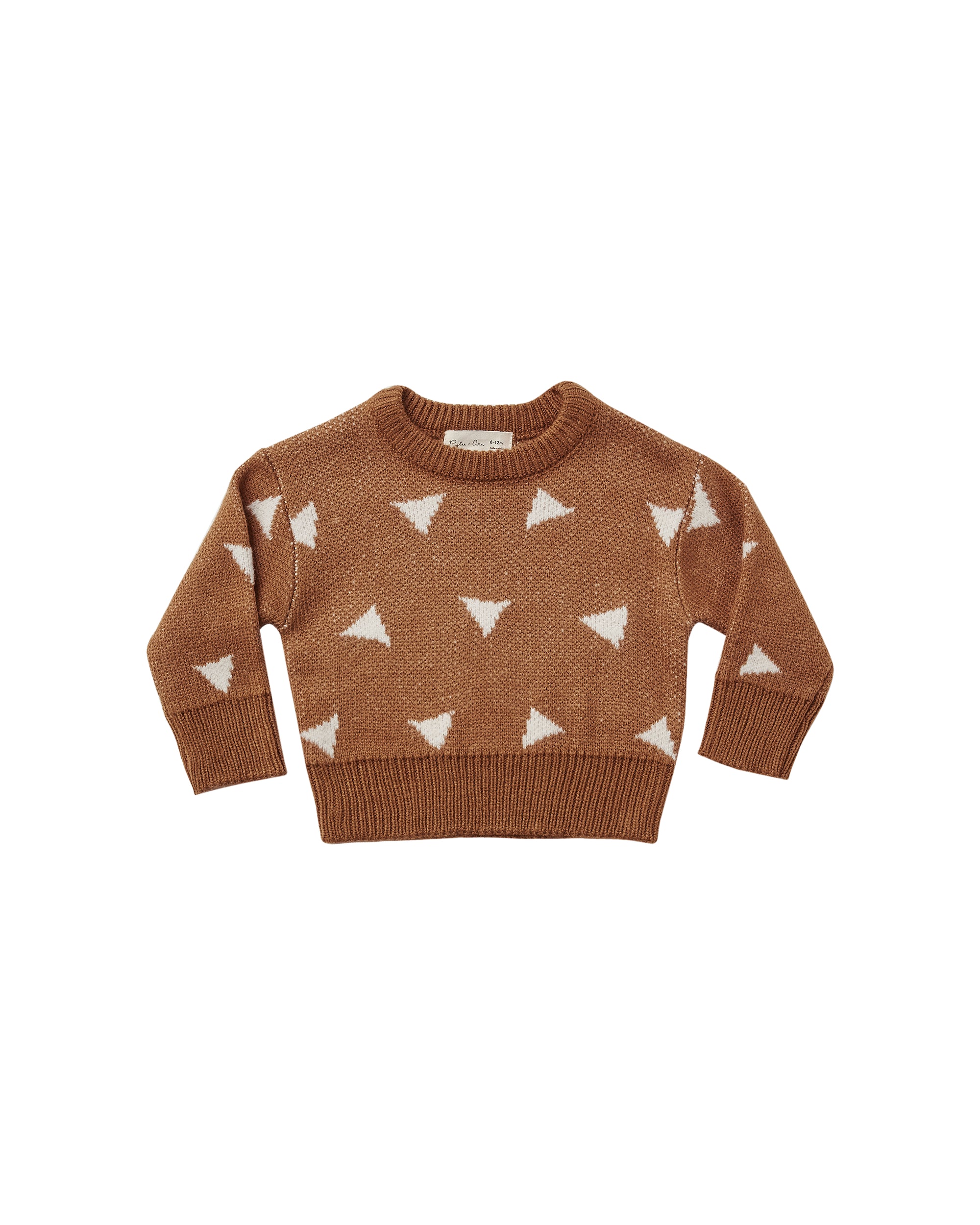 RYLEE + CRU KNIT PULLOVER / TRIANGLES