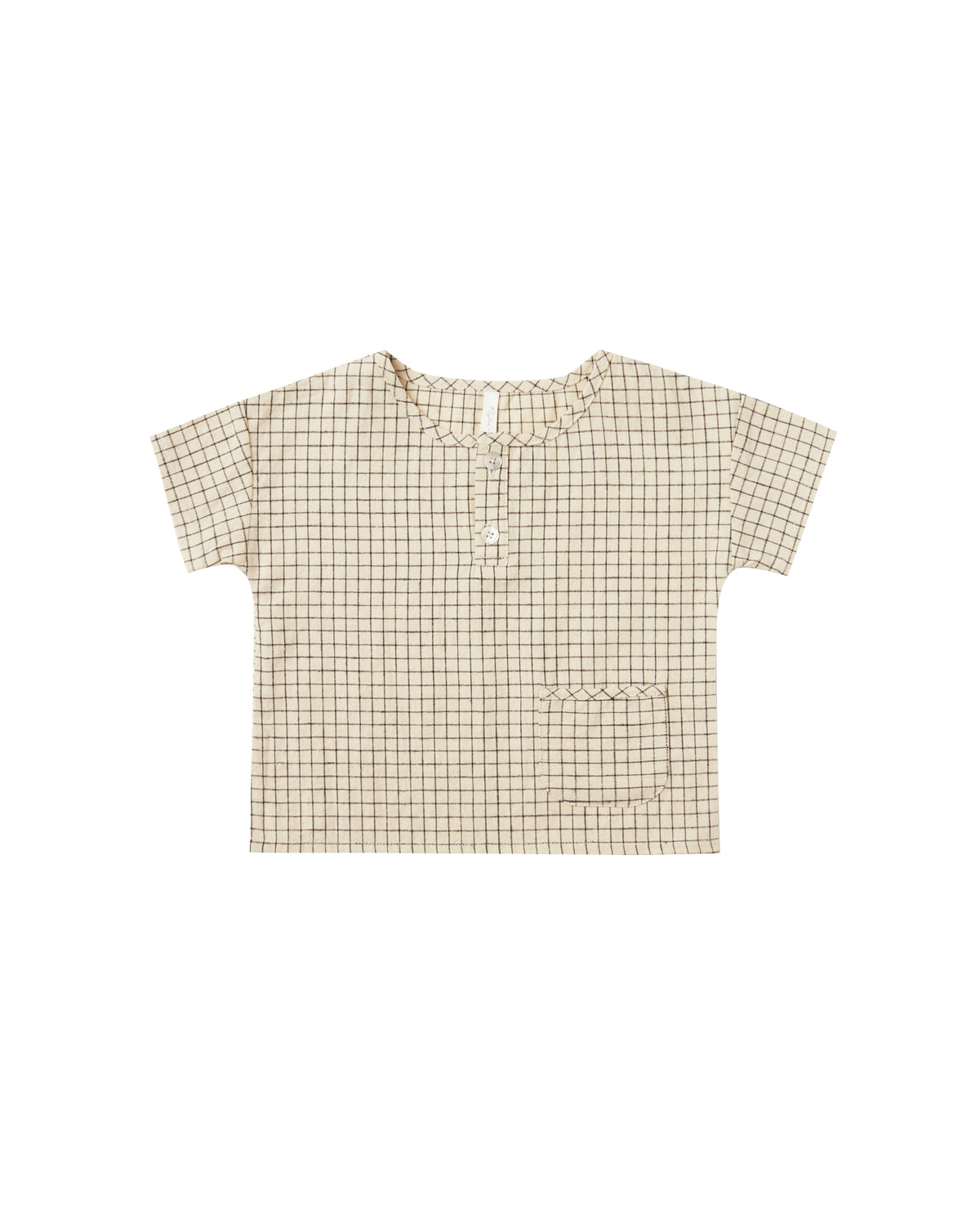 RYLEE + CRU WOVEN HENLEY / GRID