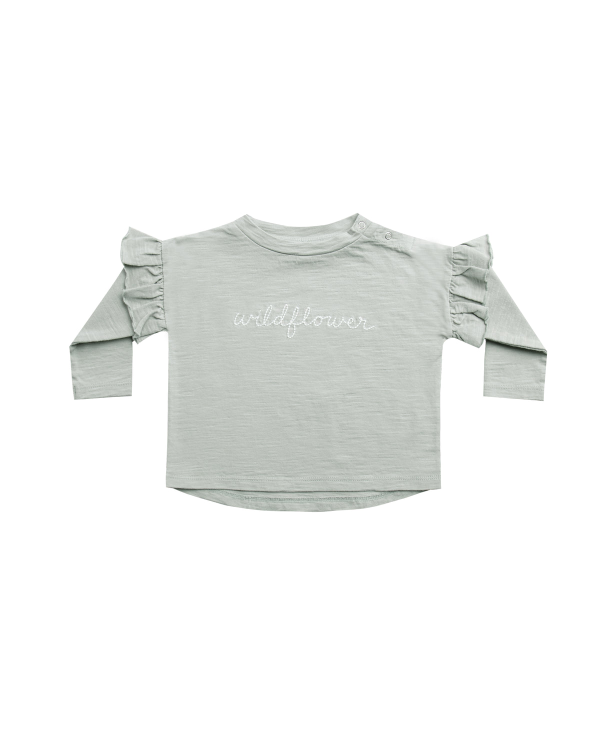 RYLEE + CRU RUFFLE LONGSLEEVE TEE / WILDFLOWER